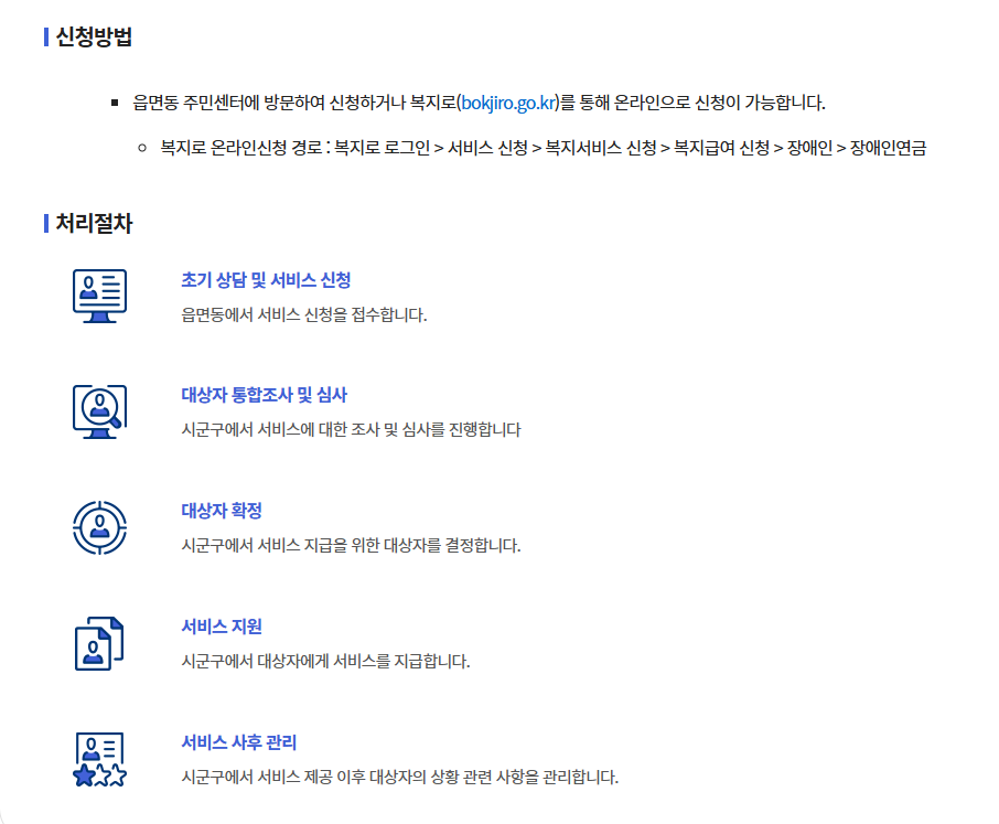 2025 장애인연금 신청방법 및 수급자격 기준 (온라인, 오프라인 신청 복지로 주민센터방문) 대리 신청도 가능할까? 3 image 8